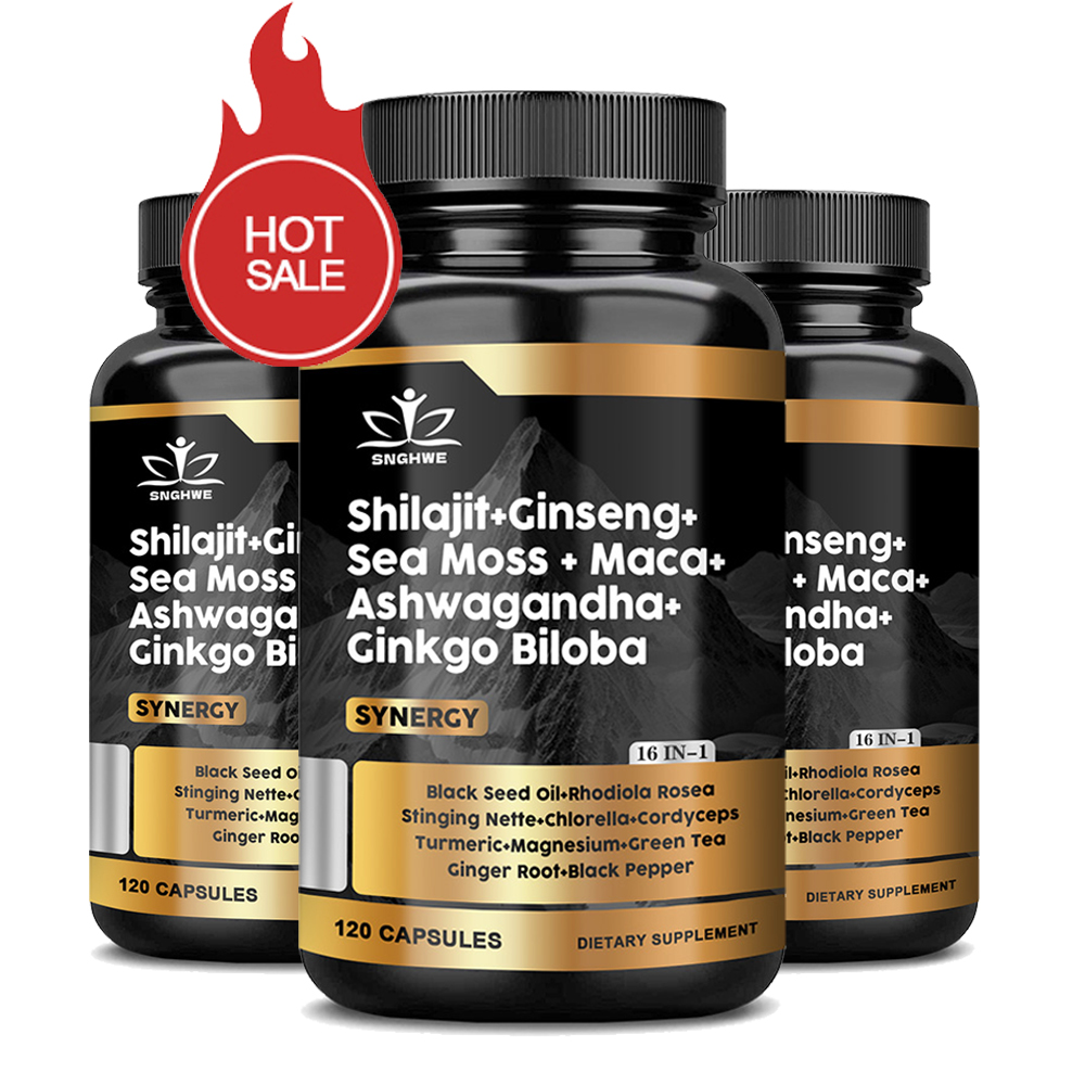 Ginger Tea - Shilajit อาหารเสริมโสม & Sea Moss &