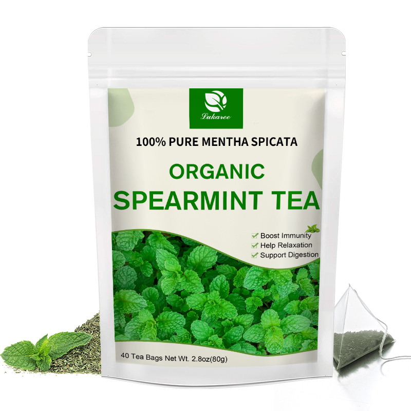Chamomile Tea - ลูแครี ชาสมุนไพรสเปียร์มินต์ ขนาดเล็ก ปลอดสารดัดแปลงพันธุกรรม ปราศจากคาเฟอีน ช่วยในการย่อยอาหาร