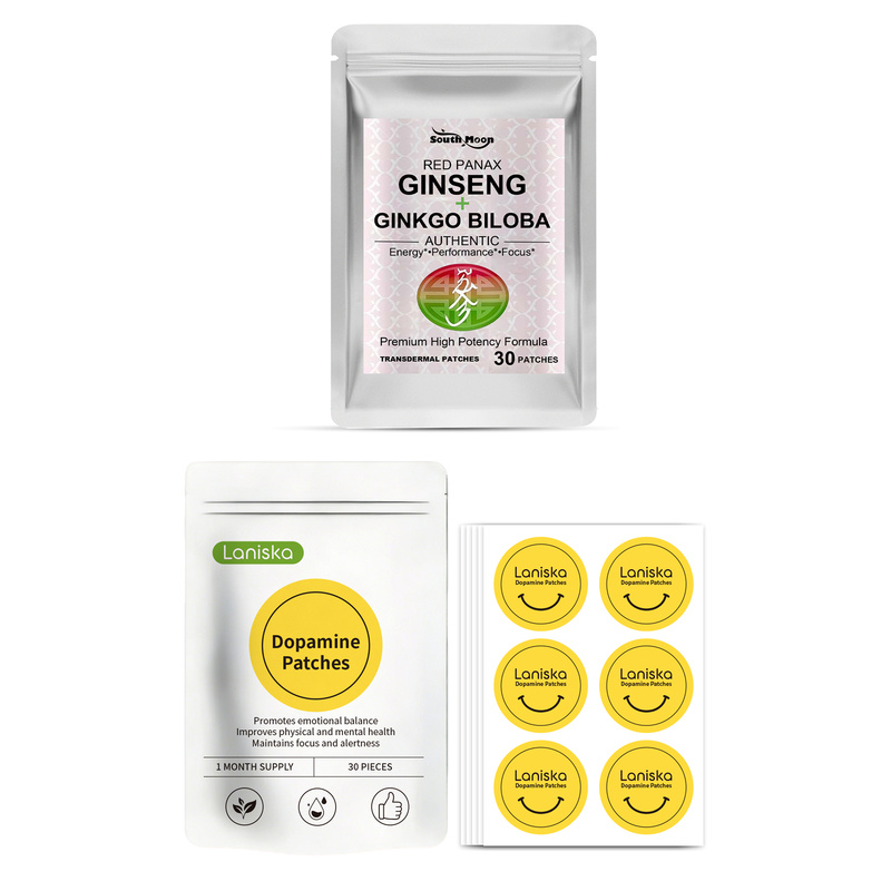 Ginger Tea - ชุดดูแลร่างกาย 60 ชิ้น ประกอบด้วย แผ่นแปะ Laniska