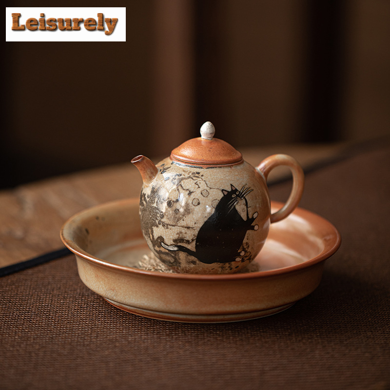 กาน้ำชาแมวทาสีด้วยมือขนาด100มล - Chamomile Tea บทวิจารณ์และราคา