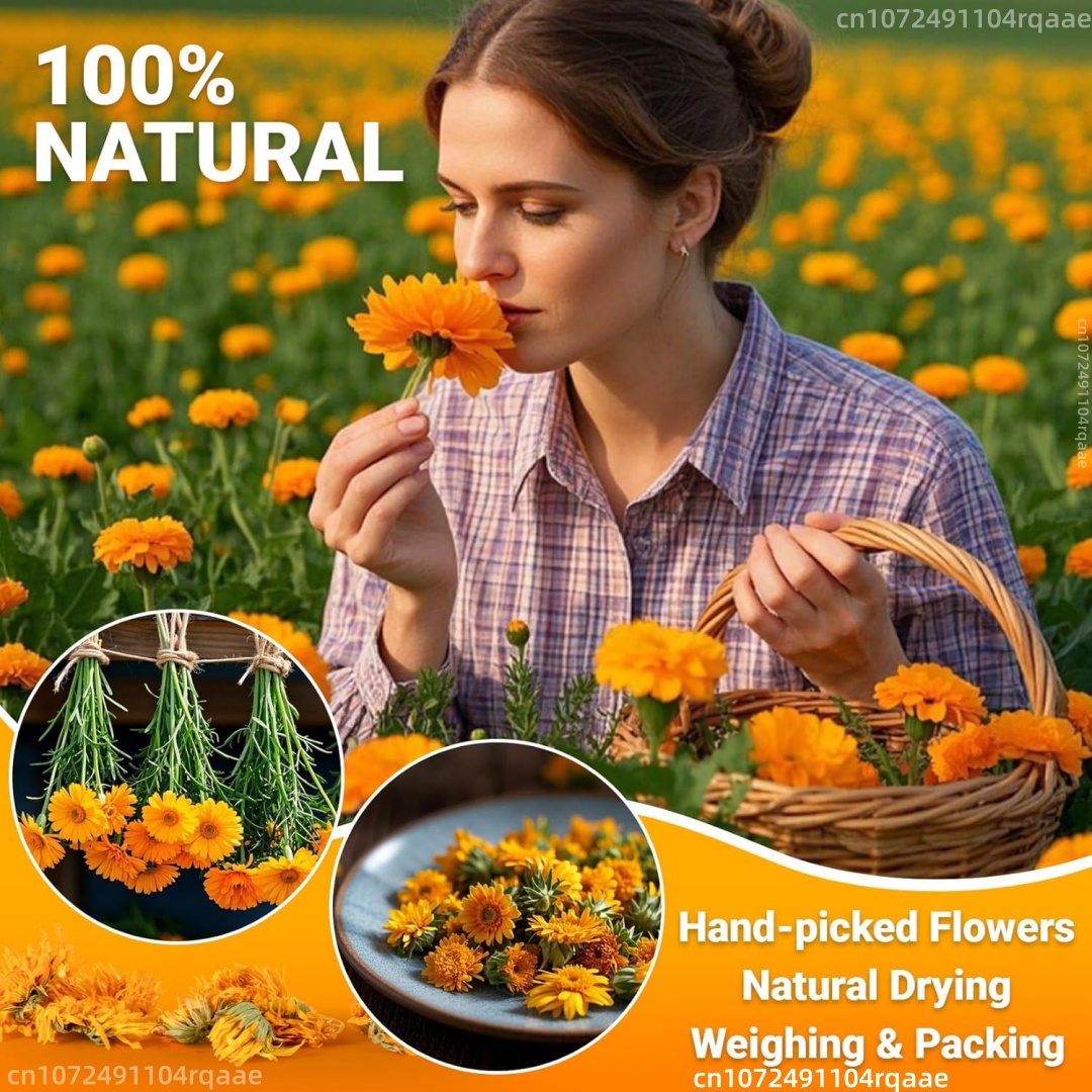 ดอกดาวเรืองแห้งธรรมชาติ (สีส้ม - Chamomile Tea บทวิจารณ์และราคา