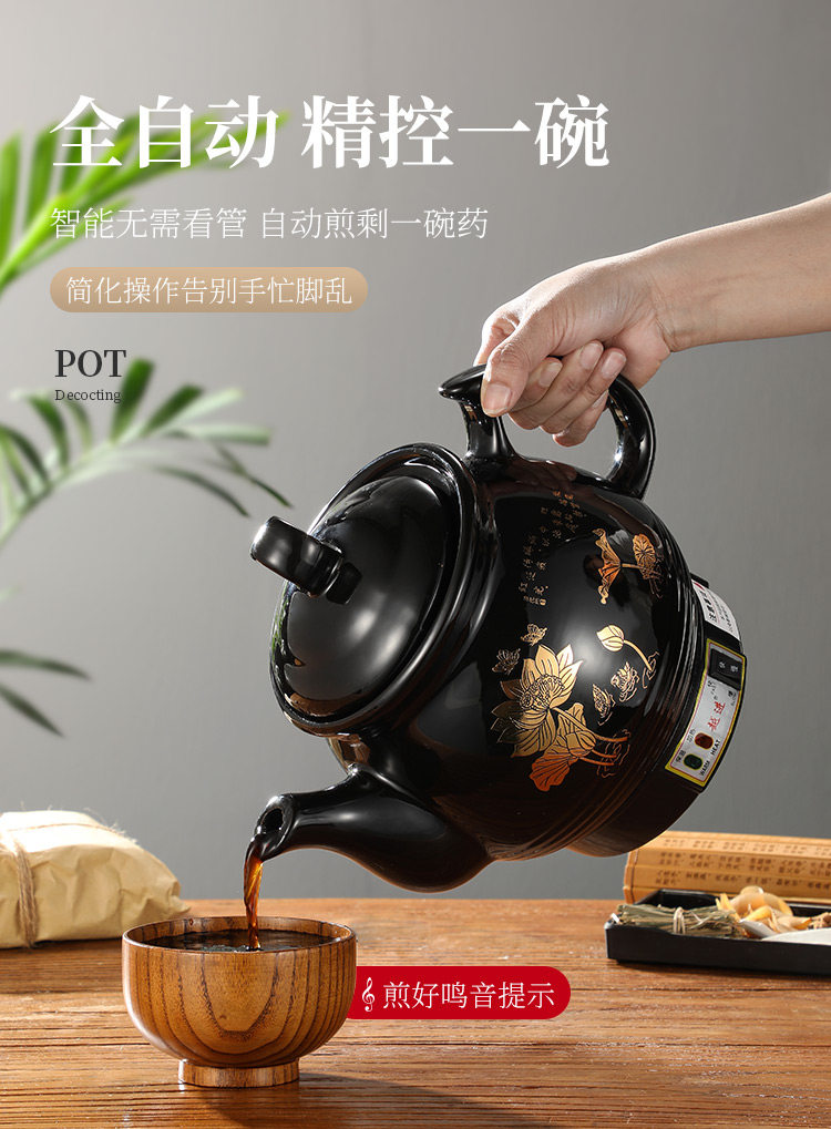 หม้อต้มสมุนไพรอัตโนมัติ 220V เ - Herbal Tea บทวิจารณ์และราคา