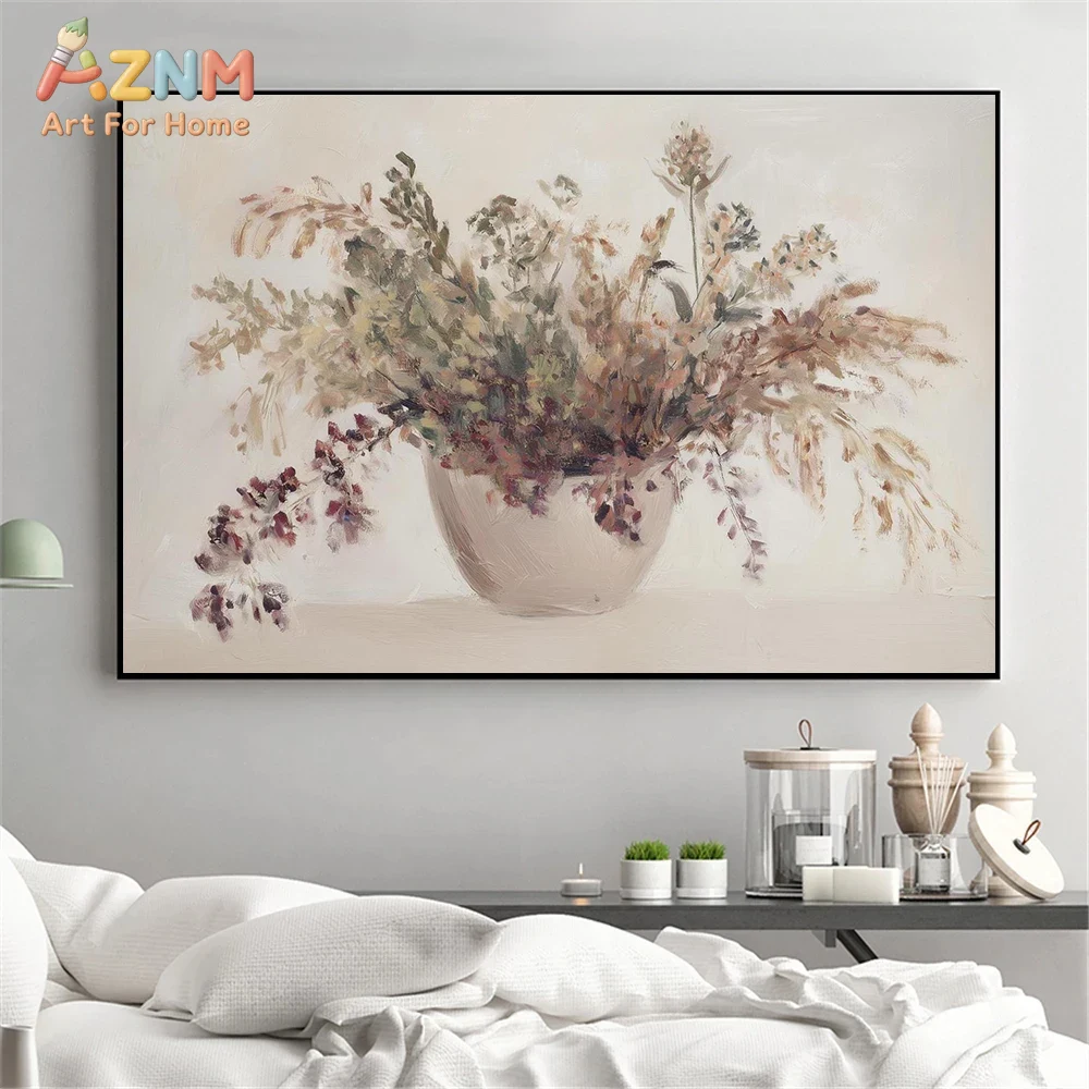 ภาพพิมพ์บนผ้าใบลายดอกไม้แห้งแล - Dried Herbs บทวิจารณ์และราคา