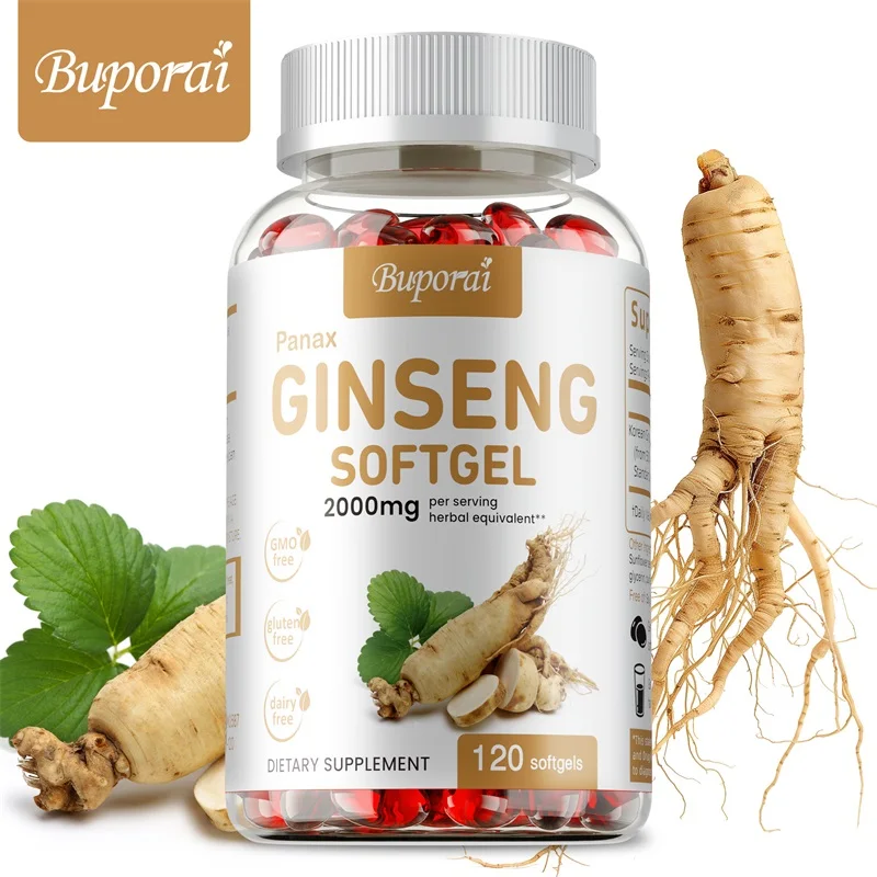 แคปซูลโสม Panax สีแดง - เพื่อภ - Ginger Tea บทวิจารณ์และราคา